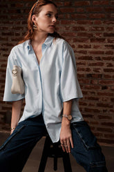 Short Sleeve Oversized Shirt